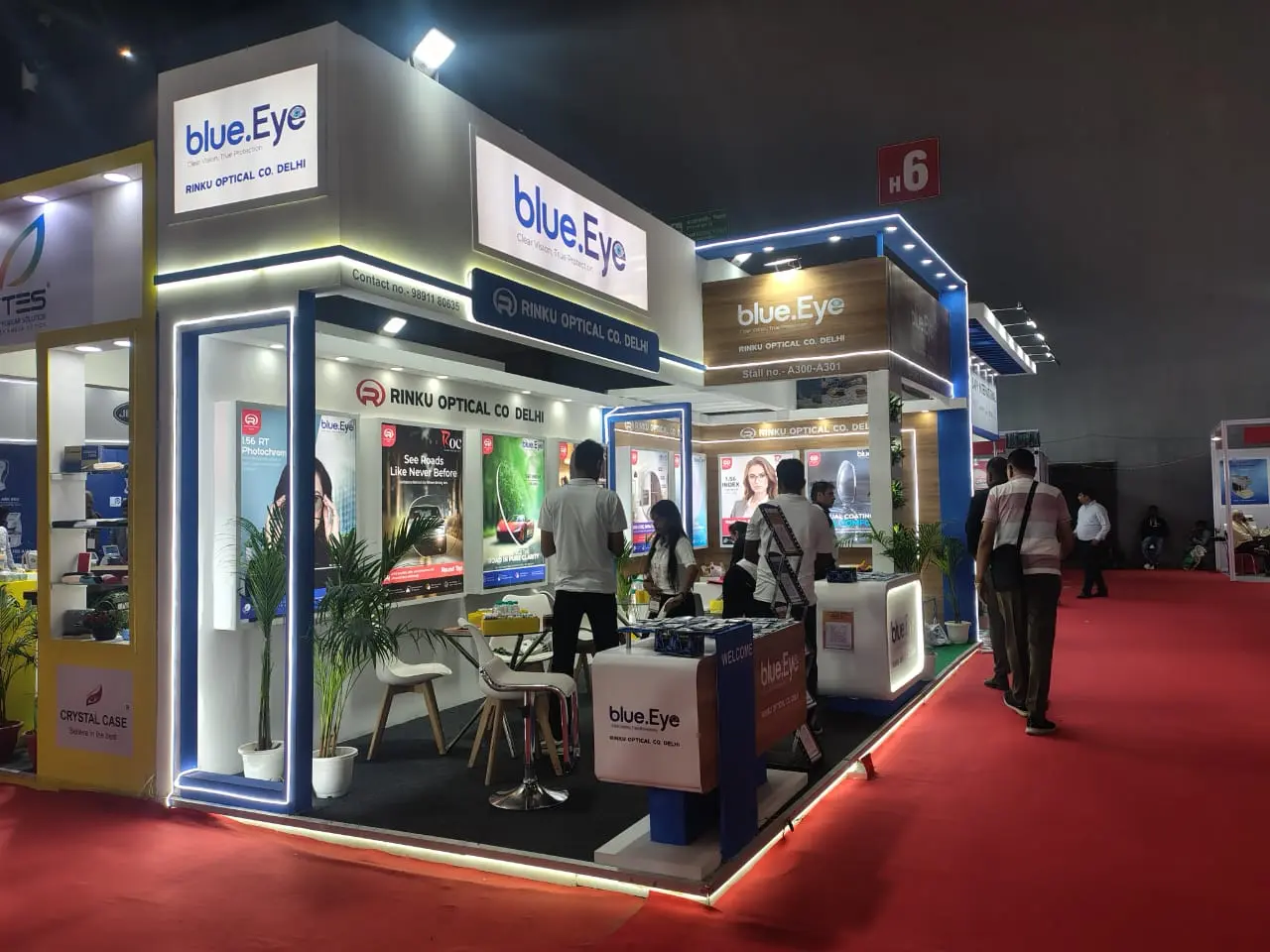 Blue Eyes Exhibition Stand